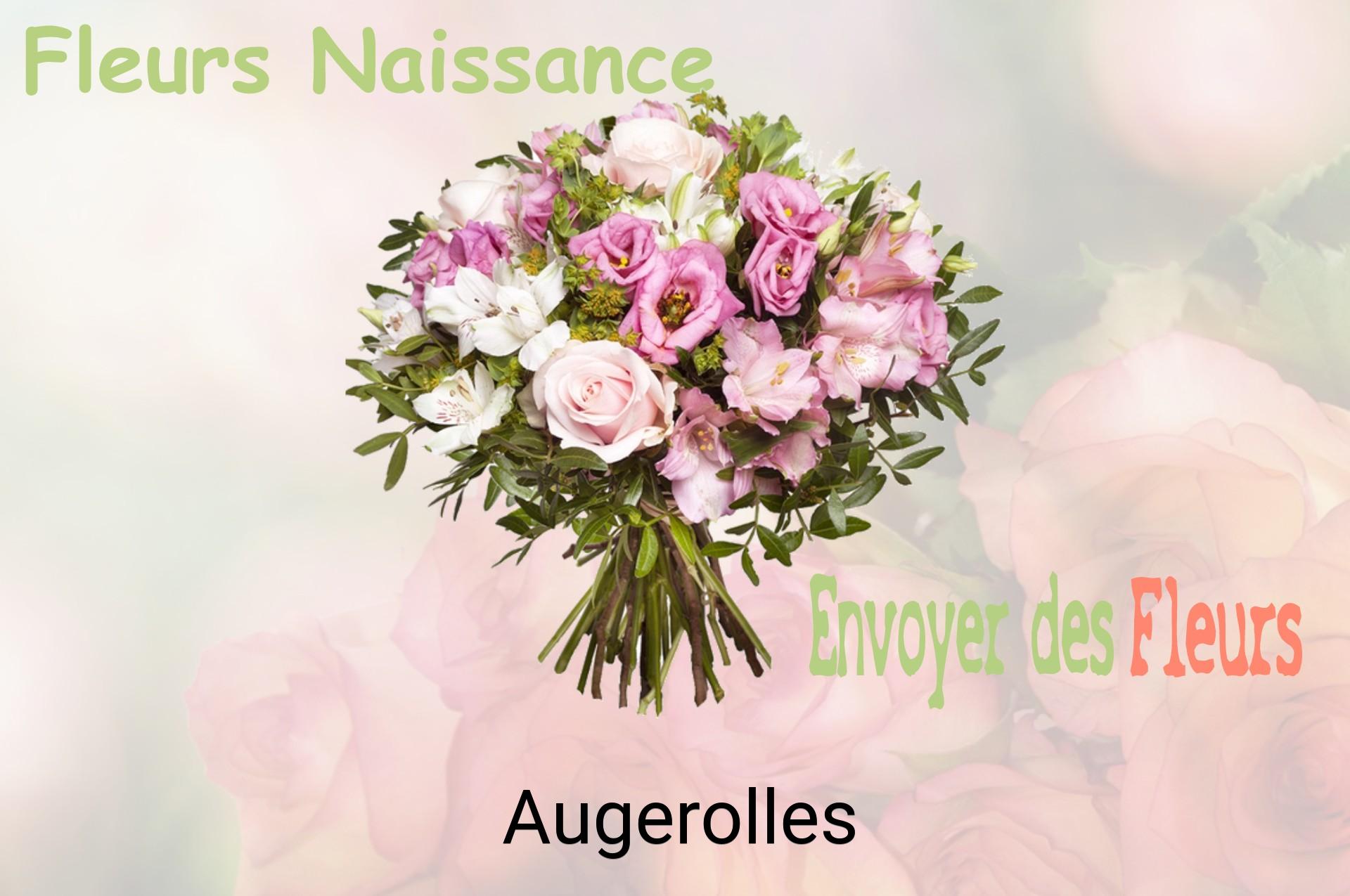 Bouquet de fleurs de naissance livré à Augerolles